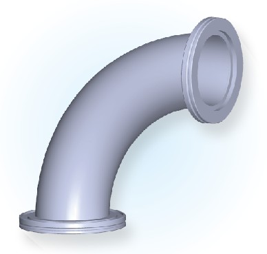 आईएसओ 90° कोहनी