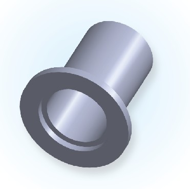 Brida de soldadura larga KF (Europa)