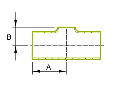 Réduction en Té sans extrémité droite