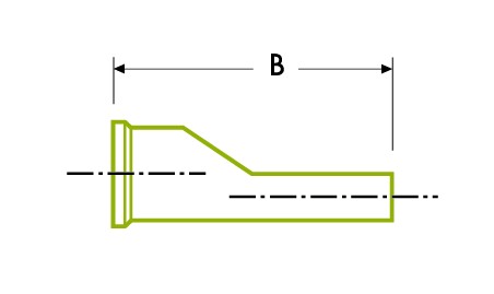 Эксцентрический редуктор для сварки труб - Гигиеническое соединение на зажиме