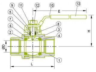 2-PC Ball Valve