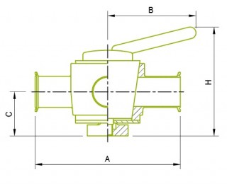 Van cắm 2 chiều