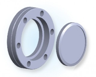 CF Flange em Branco Rotativo