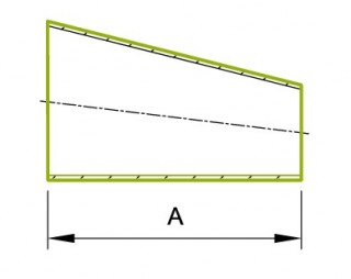 Exzentrischer Reduzierer 3A