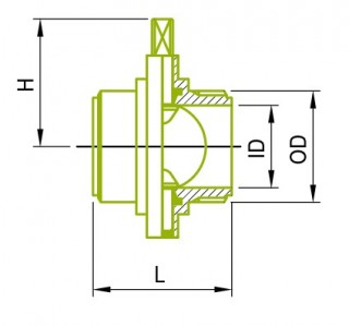 IDF Male Butterfly Valves