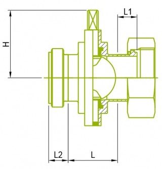 IDF Male part - nut and liner