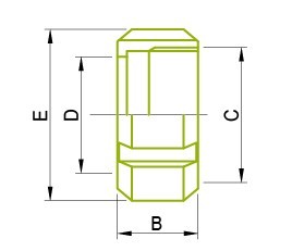 IDF Round Nut IDF-13R