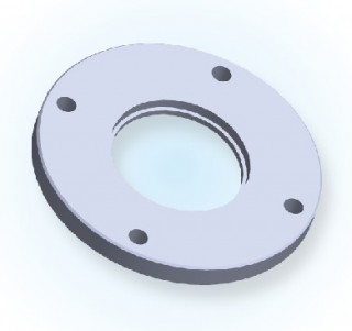 Flange Parafusada em Branco Entediado ISO