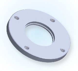 ISO Bored Blank Bolted Flange- Tapped