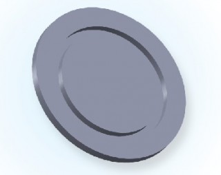 Flange em branco KF