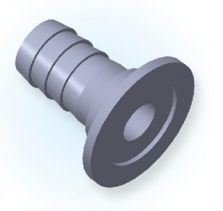 Adaptador de Mangueira de Borracha KF