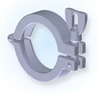 KF Braçadeira de Pino Único (Aço Inoxidável)