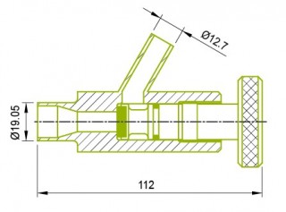 Weld End Sample cock valve