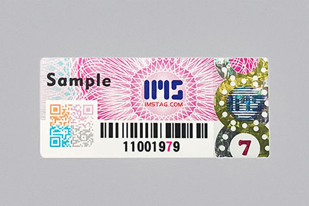 Custom security printing labels with anti-counterfeit features for global brands.
