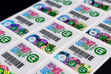 Serial Number / Variable Data / QR Code Labels - 1D and 2D barcode labels, serial number labels, random code and variable data stickers.