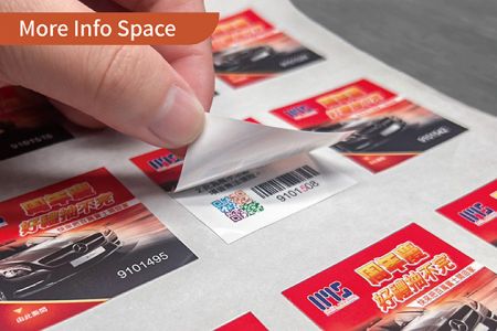 Multi-Layer Label (peel-off) - Peel-Off Labels, Two-Layer Stickers , Multi-Layer Information Stickers, Dual-Layer Event Labels