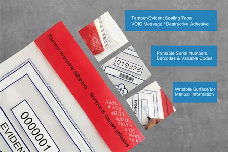 Security Seals, Destructible Vinyl