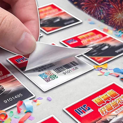 Promotional Lottery Labels