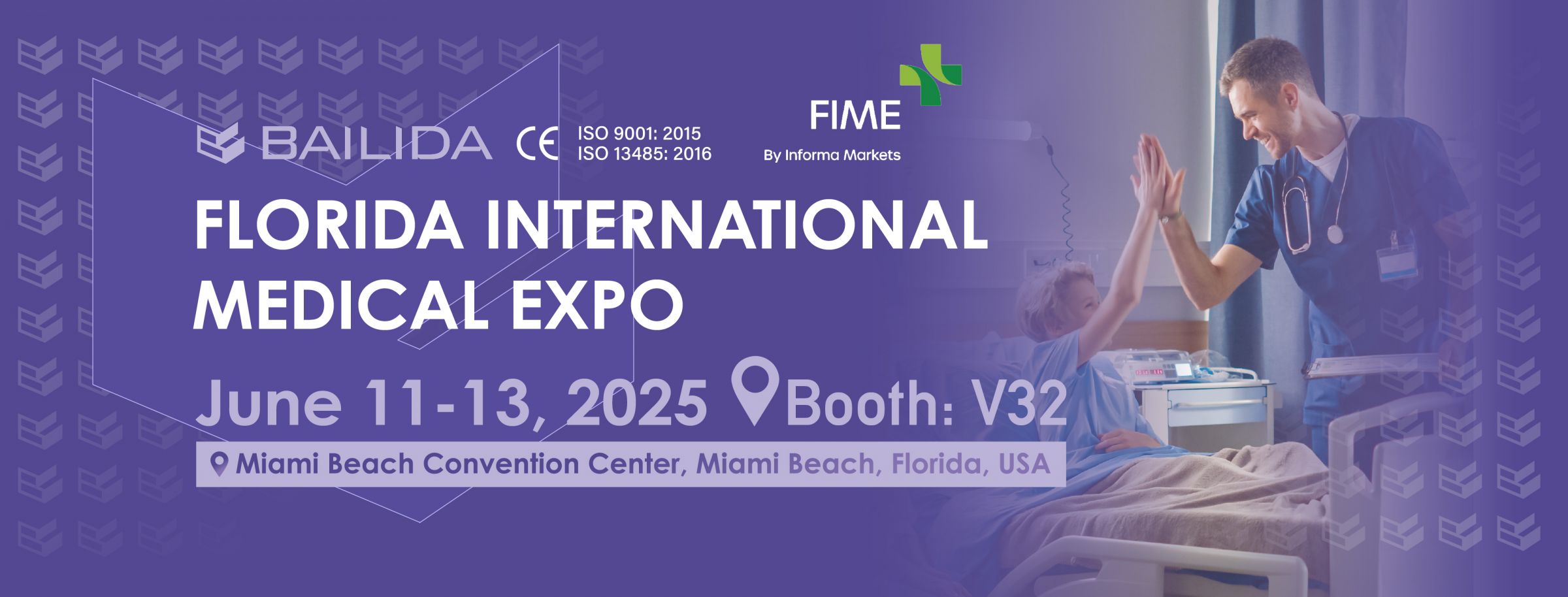 BAILIDA z radością zaprasza Cię do dołączenia do nas na Międzynarodowych Targach Medycznych w Florydzie.