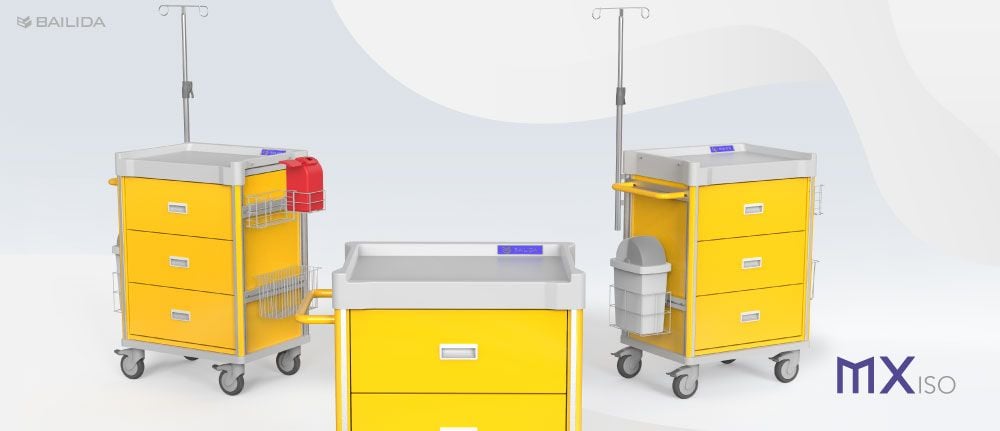 BAILIDA's most practical medical cart.