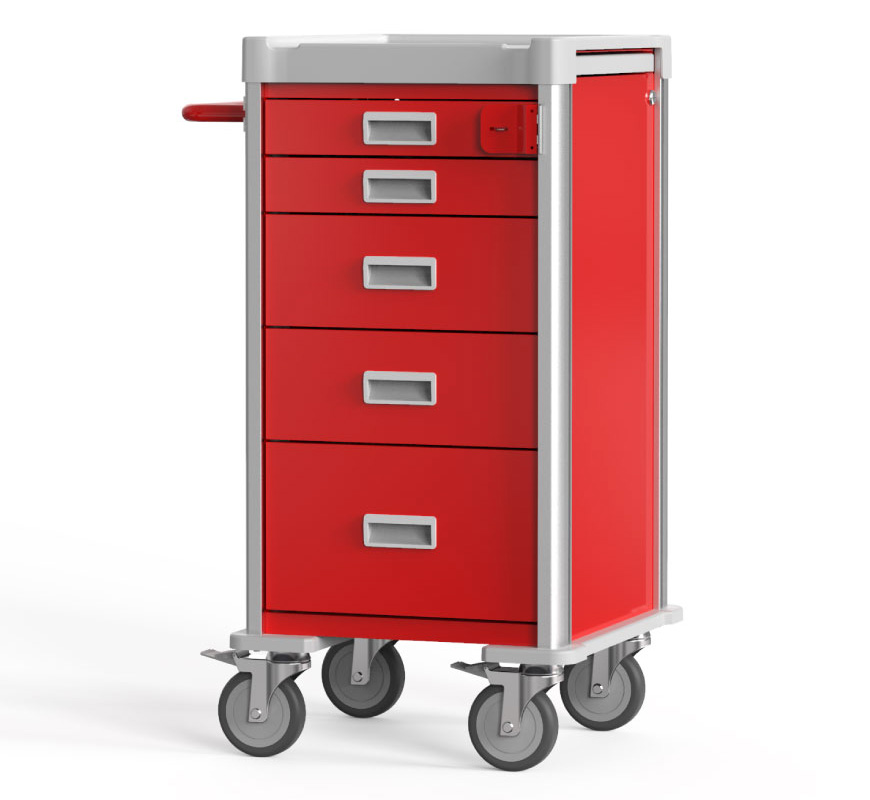Compact Equipment Cart for Narrow Space (NC Series) - Highly Customizable  Compact Equipment Cart., Medical Carts & Medical Bedside Tables  Manufacturer