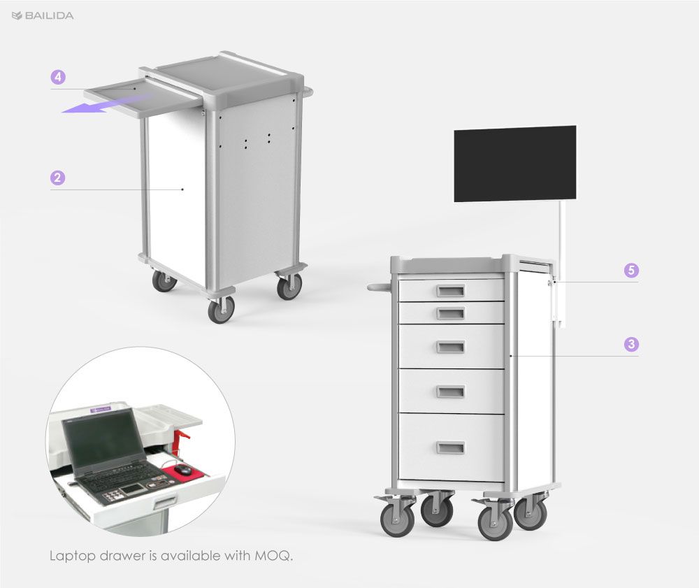 BAILIDA NC equipment cart is ideal for your digital equipment.