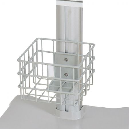 BAILIDA Utility Wire Basket for Equipment cart - Wire Storage Basket for Equipment Cart.