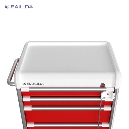 Enhance your Emergency Medical Cart with an ABS Material Cover, offering corrosion resistance and chemical durability.