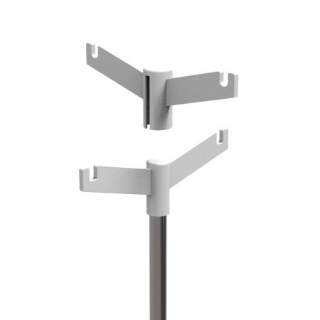 Adjustable IV Pole with Wheels can come in either with two hooks or with four hooks, enable to accommodate multiple IV bags or medical equipment.