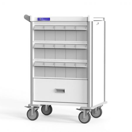 Praktyczny wózek na leki dla apteki (seria MBI) - Praktyczny wózek na leki dla apteki.