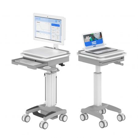 Workstation on Wheels (NEXUS) - BAILIDA NEXUS Smart Medical Workstation.Specially designed for efficient ward rounds with a lightweight structure.
