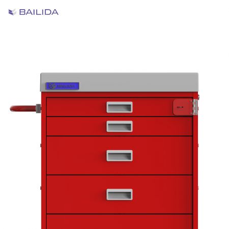 Serratura a sgancio singolo per il cassetto superiore (Barra di sgancio disponibile anche per la sicurezza di tutti i cassetti).