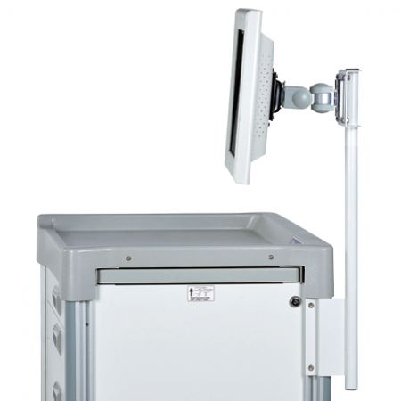 BAILIDA Bildschirmhalter-Set mit kurzem Arm - Medizinischer Monitorhalterarm mit VESA.
