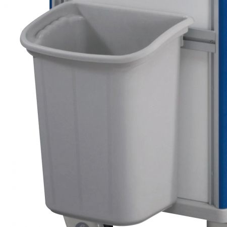Cesto de lixo BAILIDA com trilho lateral - Cesto de lixo de grande capacidade (19L).