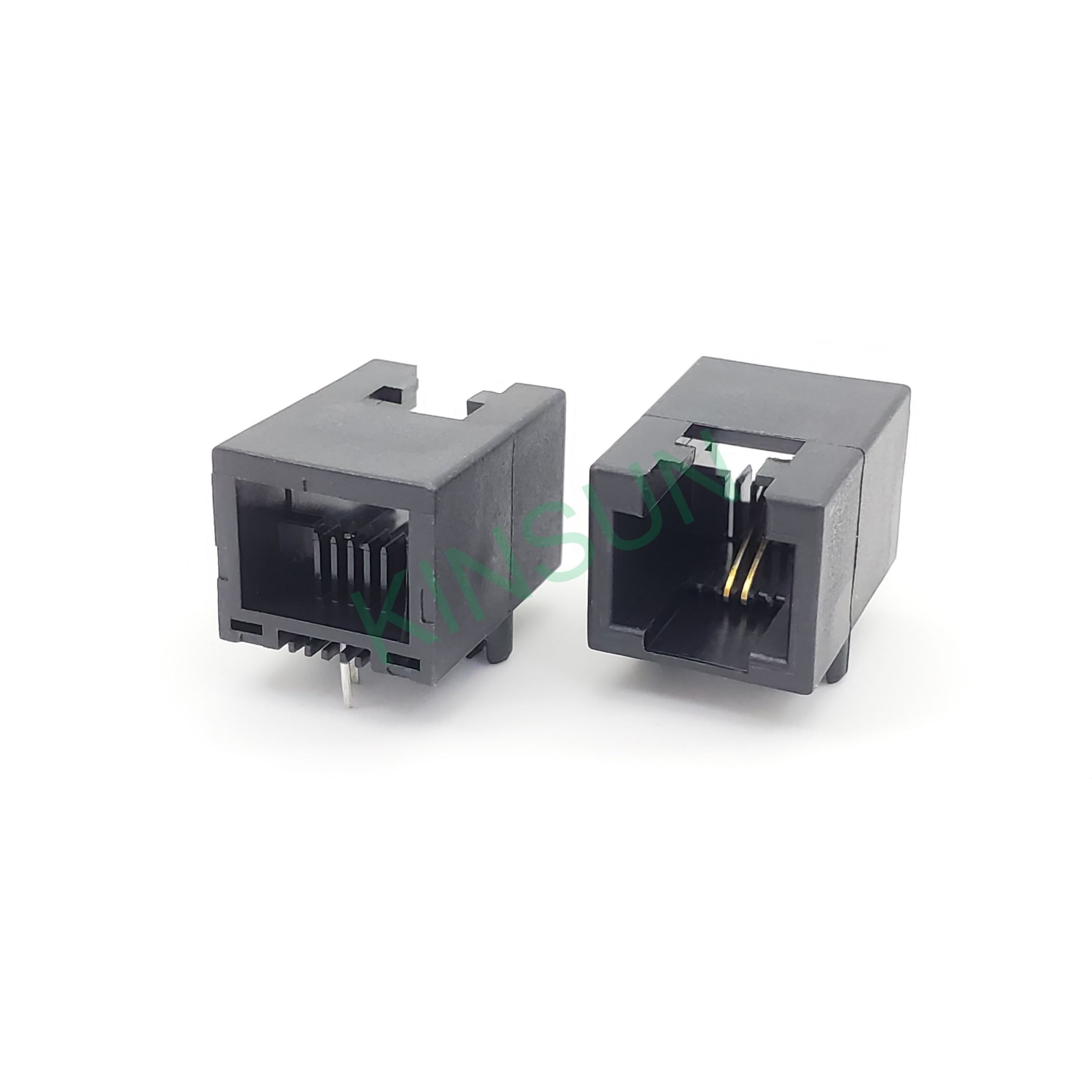 Waterproof Rj11 Side Entry Single Dual-Port RJ11 RJ12 Pitch 1.02mm - 6P2C 6P4C 6P6C RJ ...