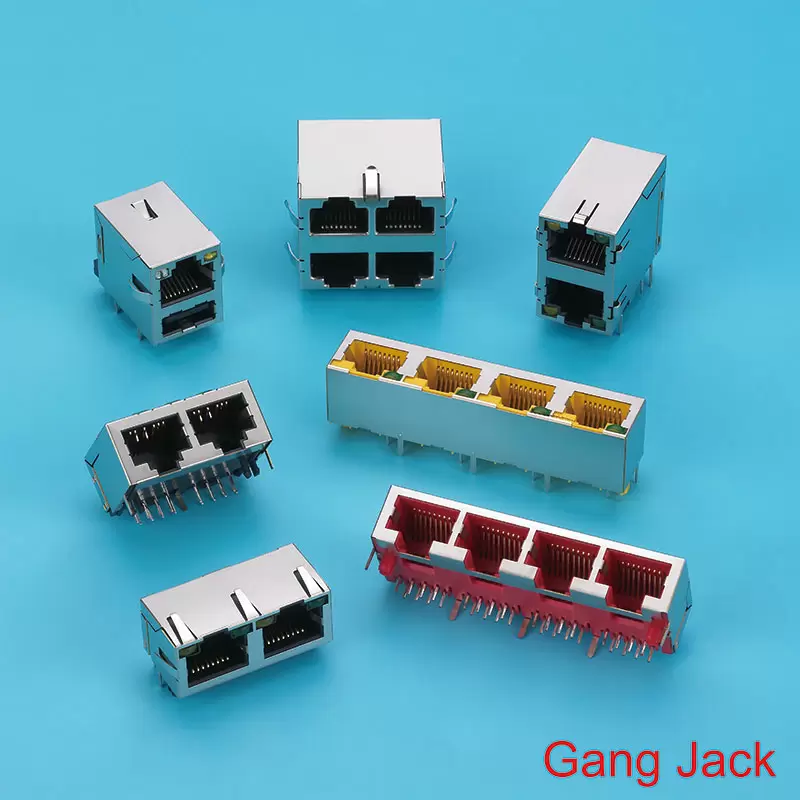 スタックRJ45ジャック