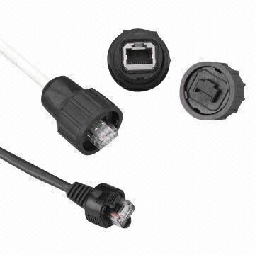 Conector à prova d'água de travamento rápido