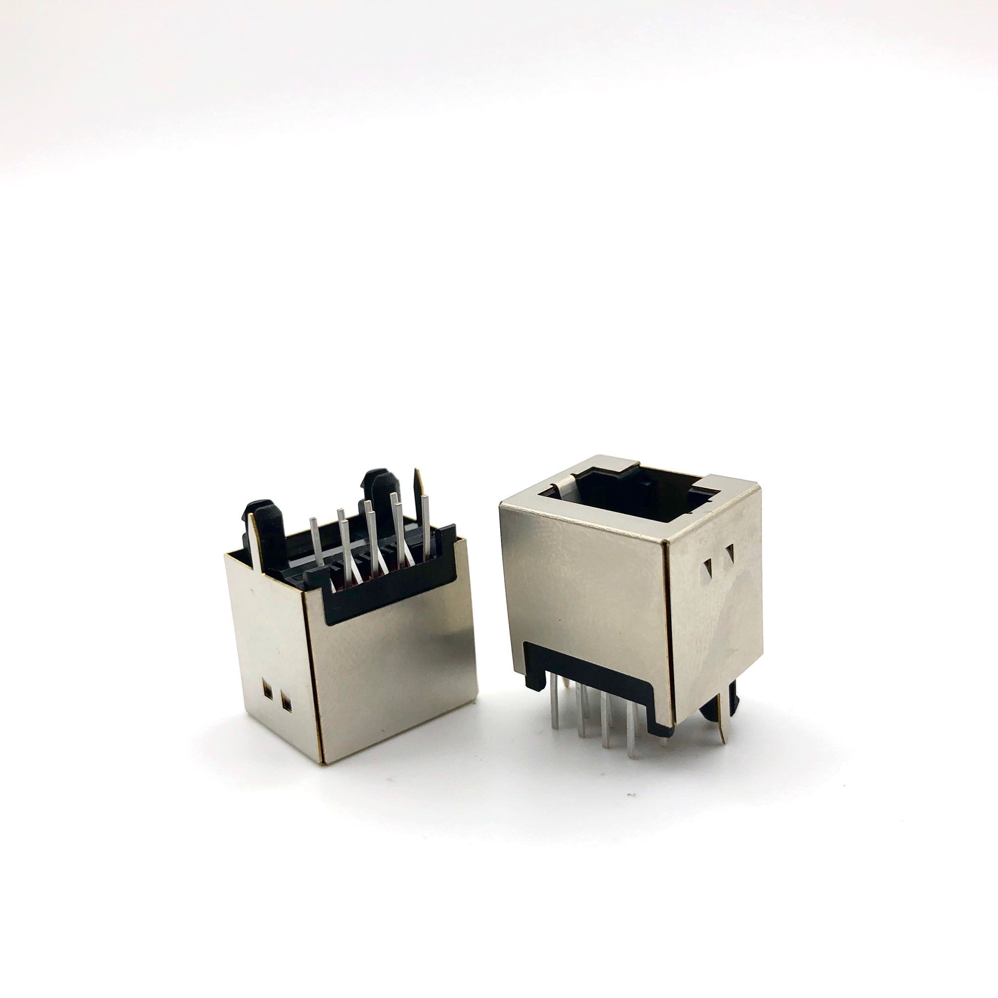 Spring Jack Pcb Top Entry PCB Jack - CAT.5, Unshielded Type | 35 Years Modular Jacks ...