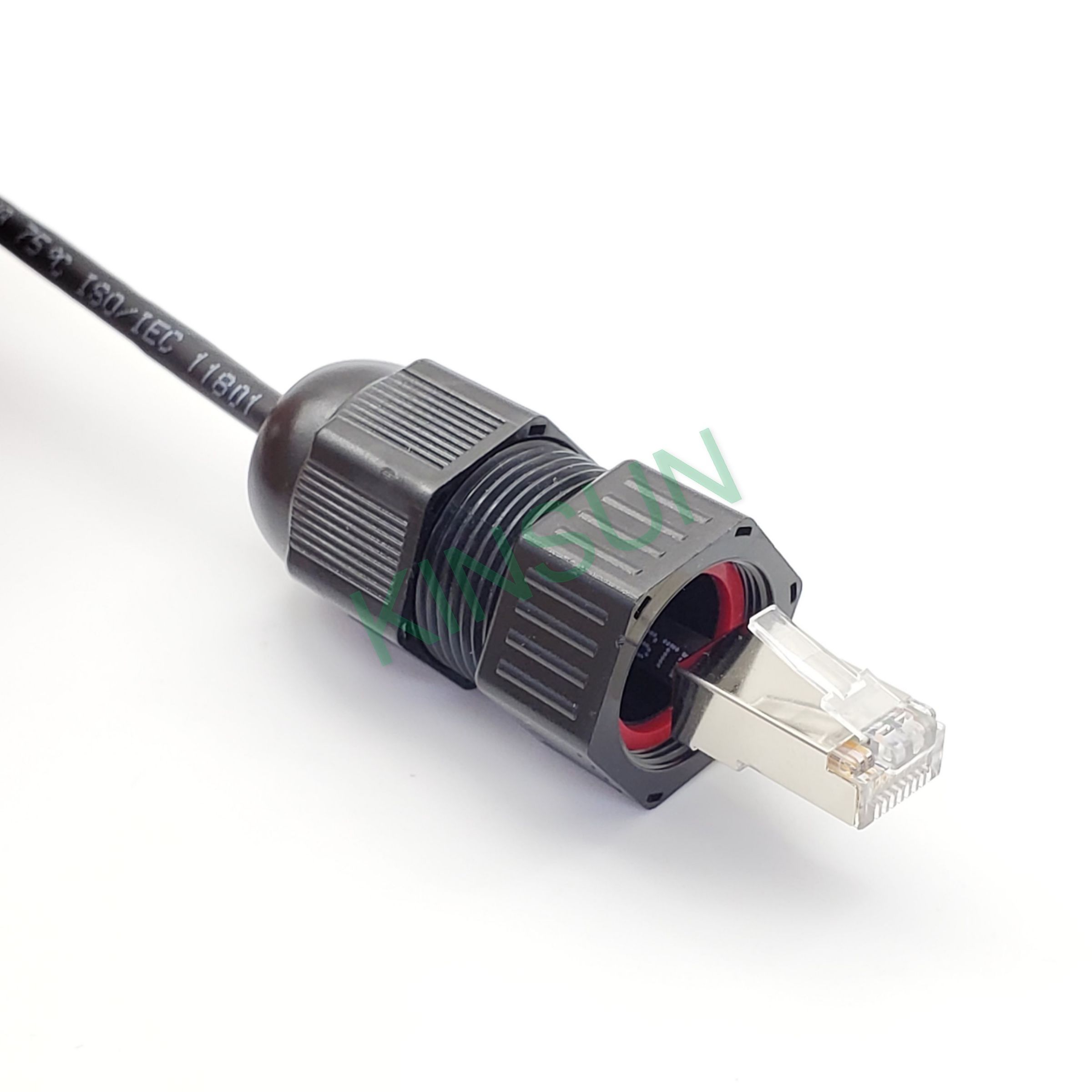Guaina cavo RJ impermeabile - Lato del cavo impermeabile RJ45 Plug Cable, Fornitore di soluzioni di prese modulari e connettori impermeabili da 35  anni