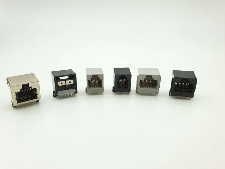 侧入式PCB型通讯插座(RJ11)