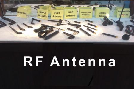 Muestra de antena RF