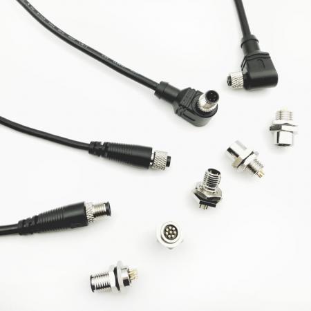 M8-connector en kabel - Waterdichte M8-connector