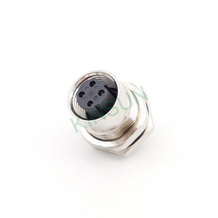 5 Pcs Connecteur M12 4 Pôles Mâle IP67 Étanche Code D - Connecteurs Industriels 12mm 250V 4A
