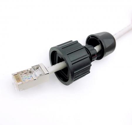 Cable de enchufe RJ a prueba de agua - Lado del cable de enchufe RJ45  impermeable, Proveedor de soluciones de conectores modulares y conectores  impermeables durante 35 años