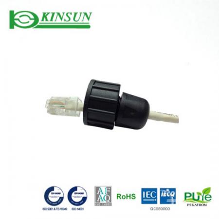 电缆侧防水连接器 - 快锁式塑胶防水连接器