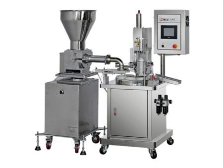 Máquina prensadora de tartas de huevo - Máquina automática para prensar la corteza de tartas de huevo (Número de producto: A303-2)