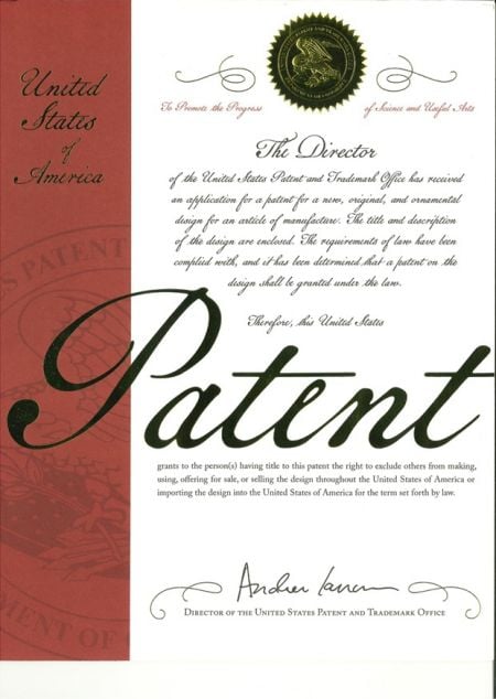 Paten (AS): untuk Produk No. A918