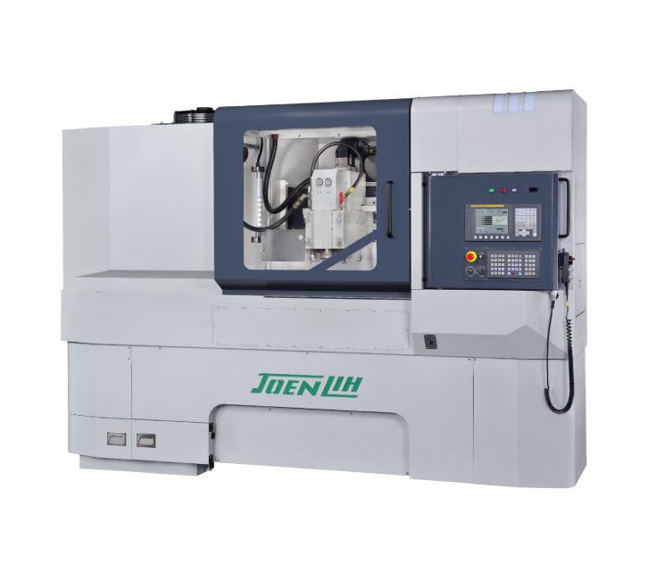 Sebuah mesin Penggilingan Profil CNC perwakilan untuk Blok Linear di Joen Lih Machinery (JL-3080CNC)