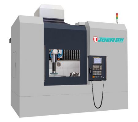 CNC Double Column High Precision Vertical Rotary Grinder - Vertical Grinding Machine, The overall front view of the JL-100VG