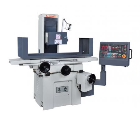 (Saddle Series) Fully Auto Precision Surface Grinding Machine - The overall front view of the Fully Auto Precision Grinder (JL-3060ATD)